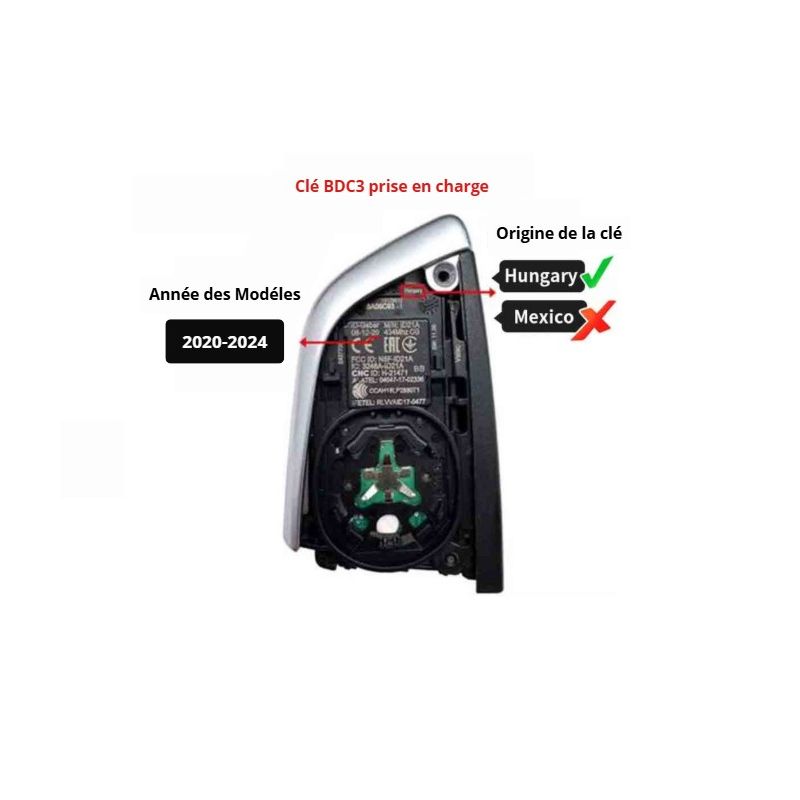 Programmateur pour clé intelligente BMW BDC3 | X2020