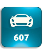 Clés de voiture Peugeot 607
