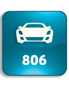 Clés de voiture Peugeot 806